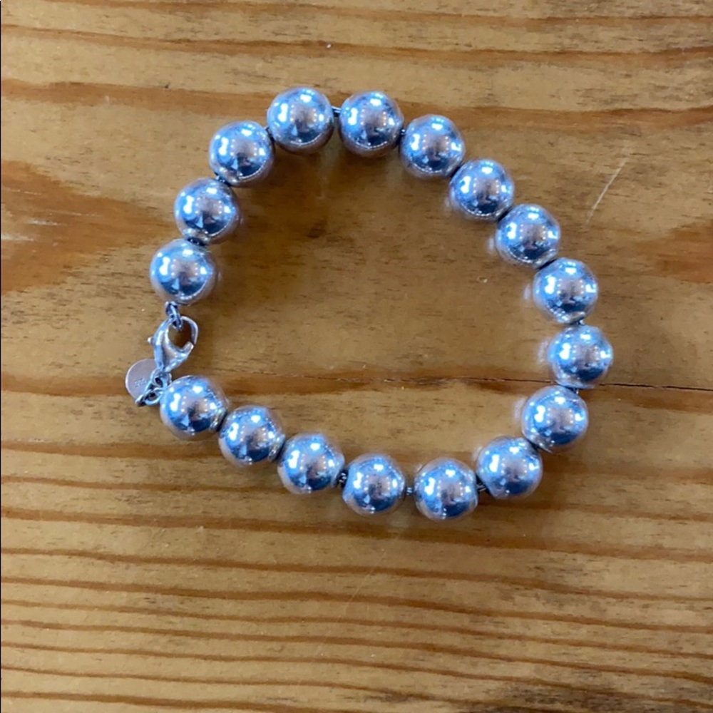 Tiffany & Co Silver Beaded Bracelet